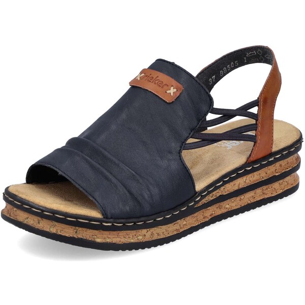 Dámske sandále RIEKER 62962-14 modrá S6 37868756