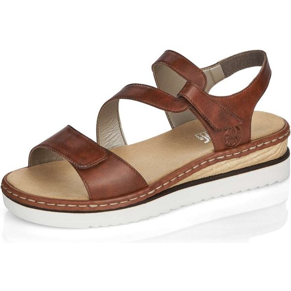 Dámske sandále RIEKER 679C7-24 hnedá S5 62257445