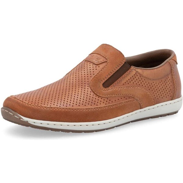 Pánske mokasíny RIEKER 08858-24 hnedá S5 62261428