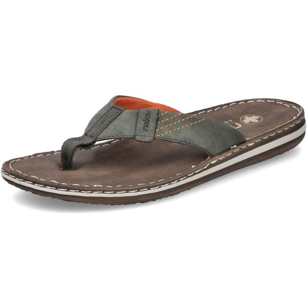 Pánske žabky RIEKER 21043-54 zelená S5 62261980