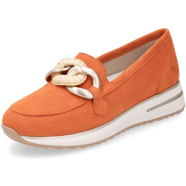 RIEKER Dámske mokasíny REMONTE D1G11-38 oranžová S5 62330155