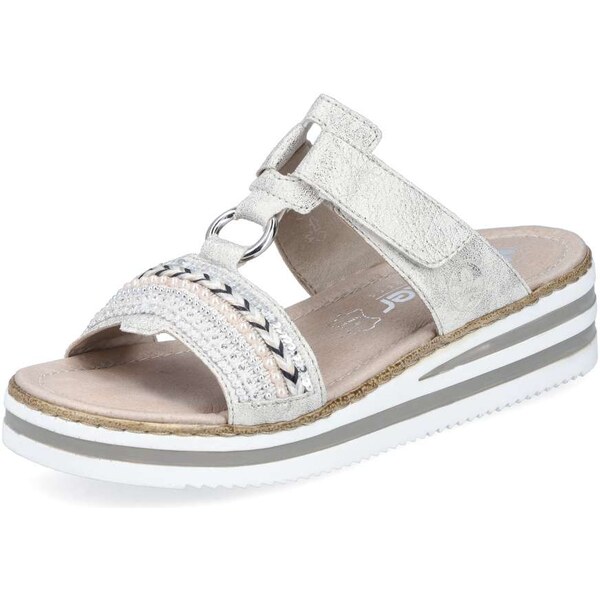 Dámske šľapky RIEKER V02M6-60 béžová S5 62330162