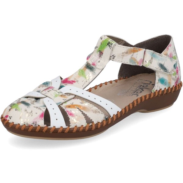 Dámske sandále RIEKER M1650-91 béžová S5 39176878