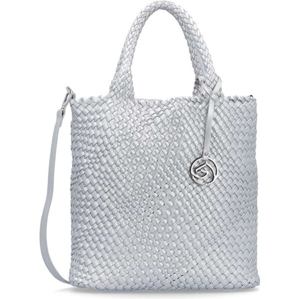 RIEKER Dámska kabelka REMONTE Q0761-90 strieborná S5 62446811