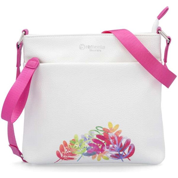 RIEKER Dámska kabelka REMONTE Q0638-80 biela S5 62462432