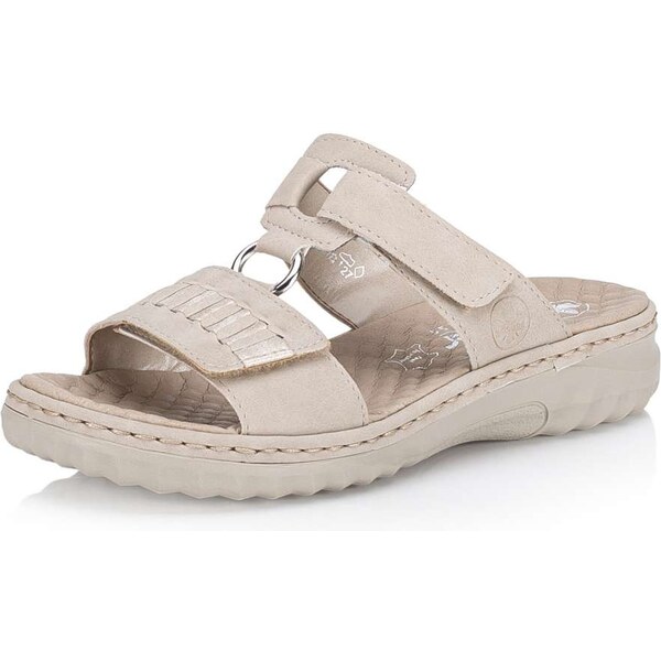 Dámske šľapky RIEKER 60481-62 béžová S5 62464809