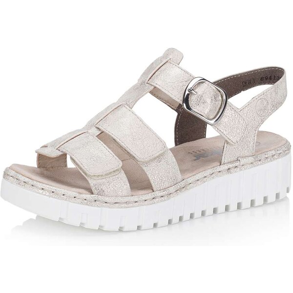 Dámske sandále RIEKER V1361-60 béžová S5 62464815