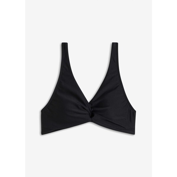 bonprix Bikinová podprsenka s pretočeným detailom, farba čierna 62470447