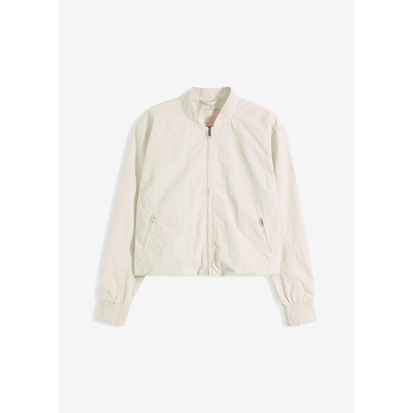 bonprix Krátky bluzón, farba béžová 62471089