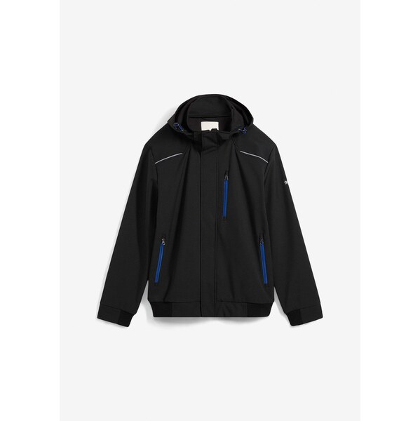 bonprix Softshellová bunda, farba čierna 62471173