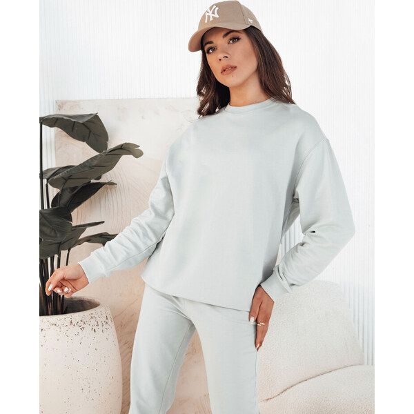 Mintová dámska basic mikina SWAN BY1289 57236359