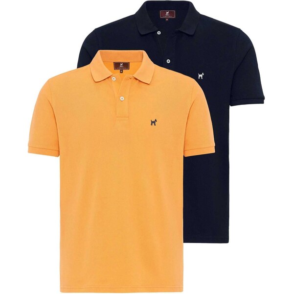 Williot Tričko Pisa námornícka modrá / oranžová 65645720