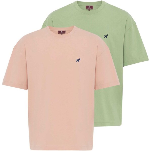 Williot Tričko zelená / ružová 63087448