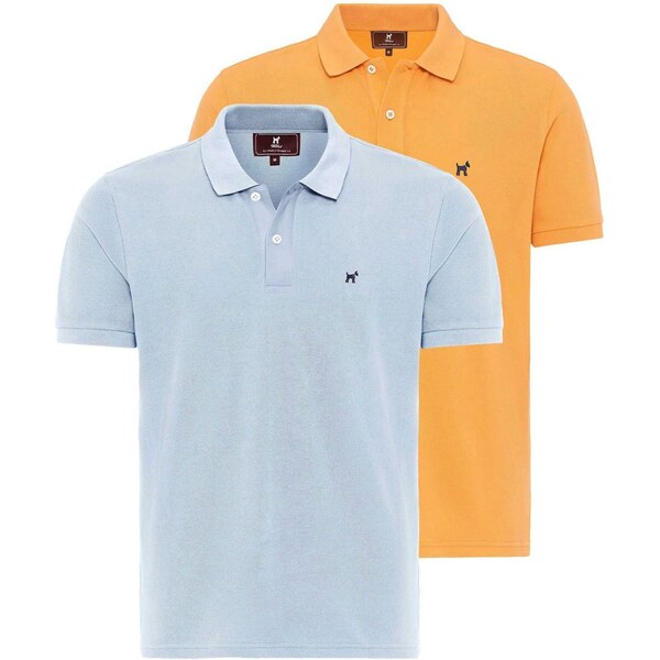 Williot Tričko svetlomodrá / tmavooranžová 65645788