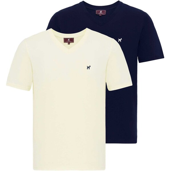 Williot Tričko námornícka modrá / pastelovo žltá 63087482