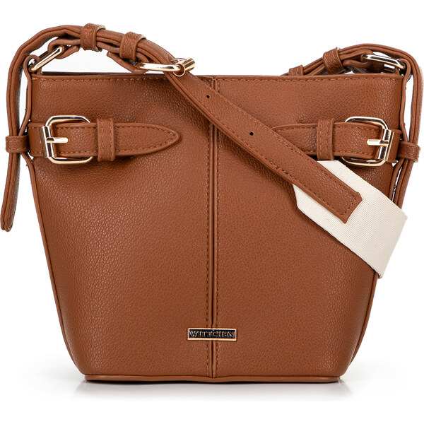 Wittchen Malá kabelka typu vak z ekokože hnedá 100-4Y-210-5 66066413