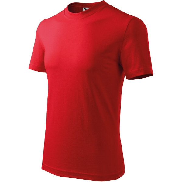MALFINI, a.s. Ťažké unisex tričko červené 65715690