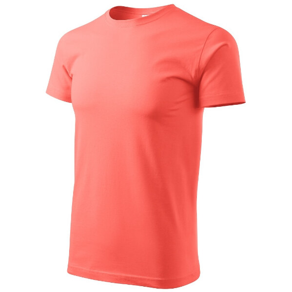 MALFINI, a.s. Ťažké nové tričko unisex koralové 62483259