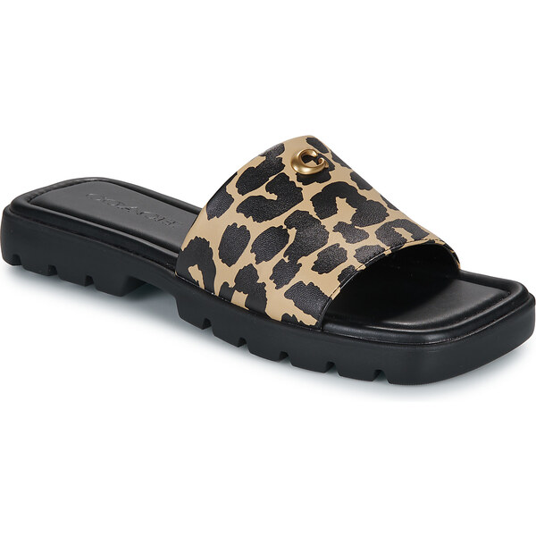 Coach Šľapky FLORENCE LEOPARD PRINT SANDAL Coach 62509424