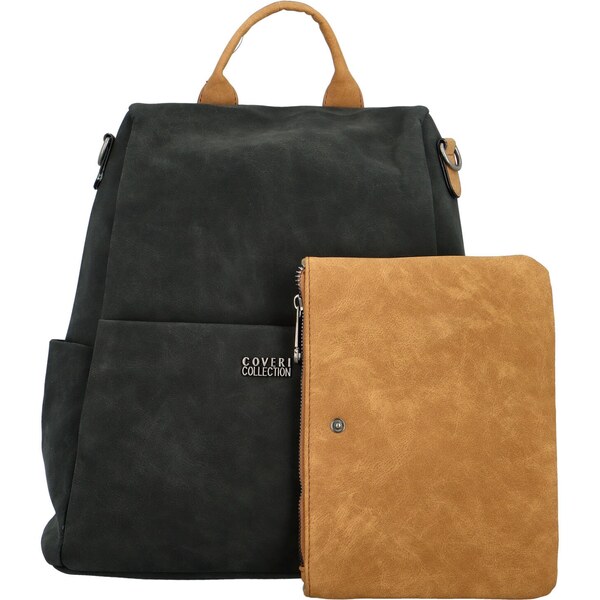 Coveri World Dámsky kabelko/batoh čierny - Coveri Lampros new čierna 62556425