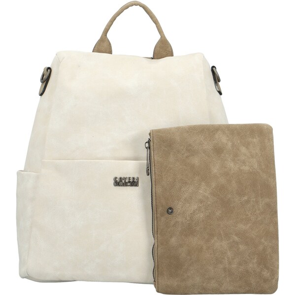 Coveri World Dámsky kabelko/batoh krémový - Coveri Lampros new krémová 62556424