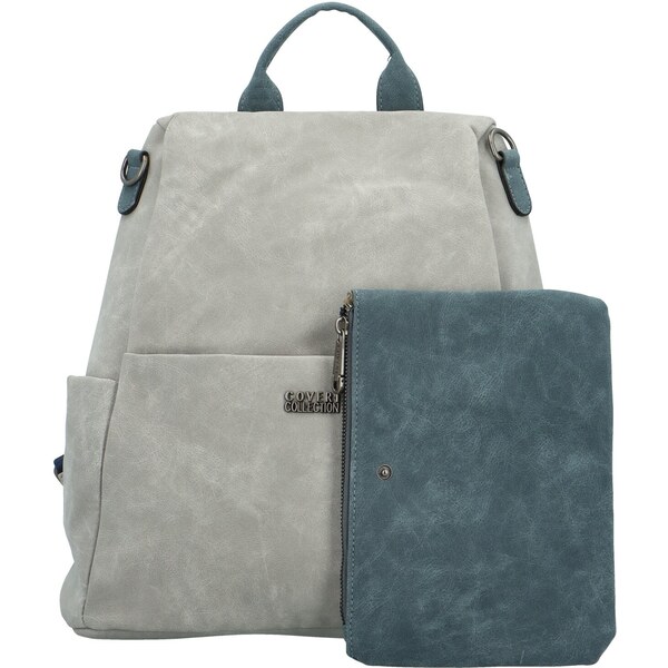 Coveri World Dámsky kabelko/batoh šedý - Coveri Lampros new šedá 62556422