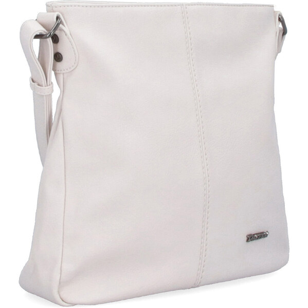 Kabelka zo syntetickej kože crossbody Tangerin krémová 8003 K 47092176