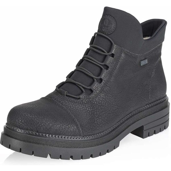 Dámska členková obuv RIEKER Y3163-00 čierna W5 27956947