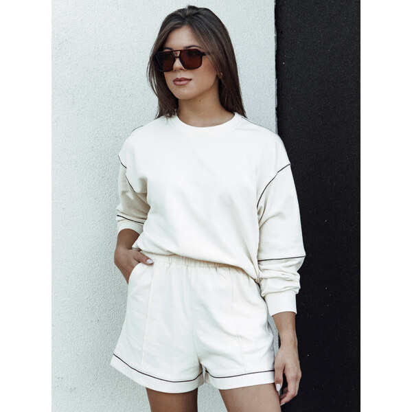 BASIC Smotanová súprava mikiny a kraťasov PULGAR AY1054 54601866