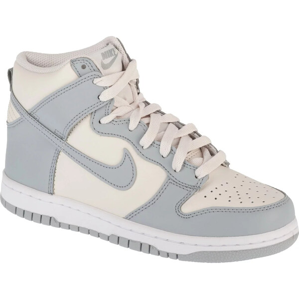 Smotanovo-sivé dámske členkové tenisky Nike Dunk High Bg DB2179-009 62516734