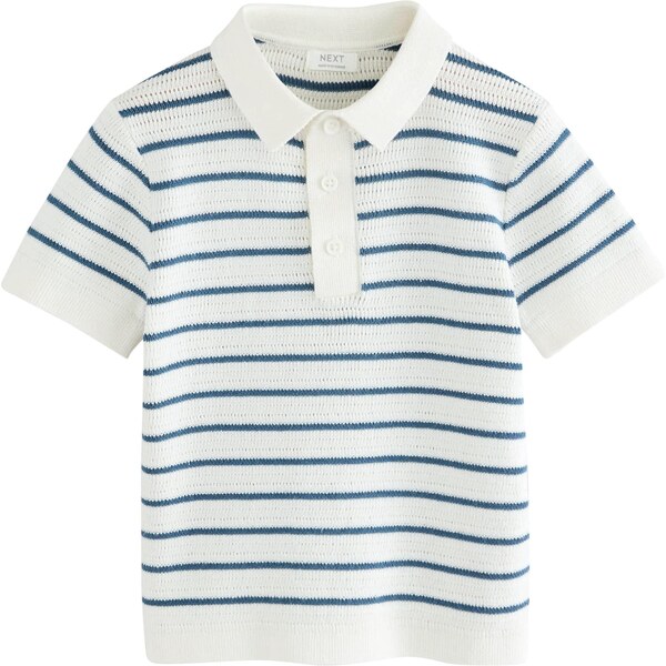 Next Sveter námornícka modrá / šedobiela 63156327