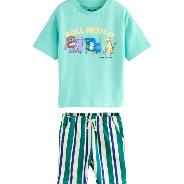 Next Set modrozelená / zelená / zmiešané farby / biela 65874787