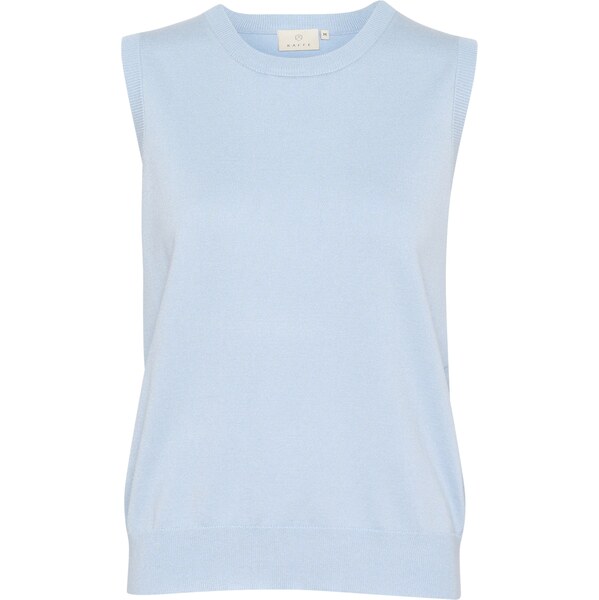 Kaffe Vyšívaný top Lizza nebesky modrá 62519815