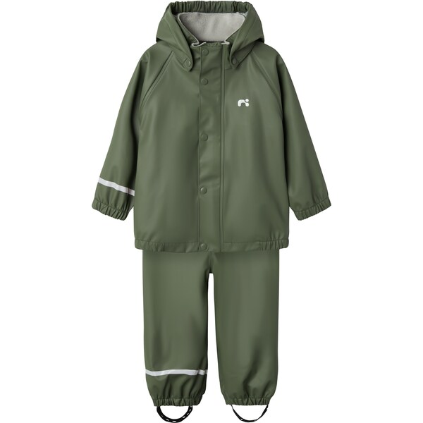 NAME IT Funkčný komplet DRY10 svetlosivá / tmavozelená 63154041