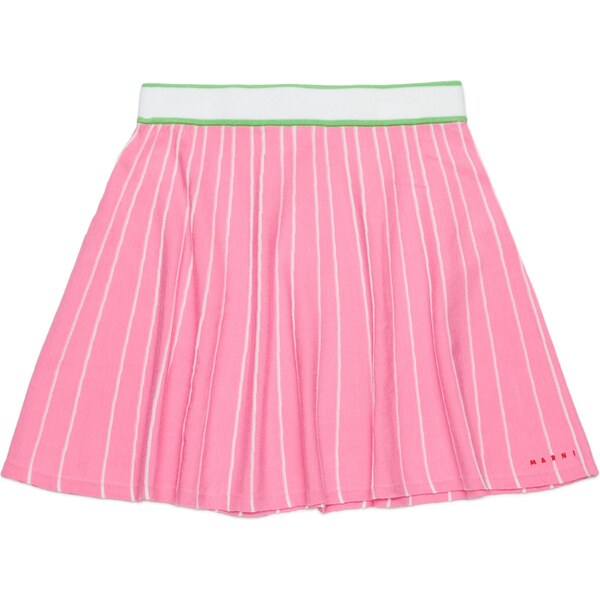 Marni Sukňa svetlozelená / svetloružová / šedobiela 63212961