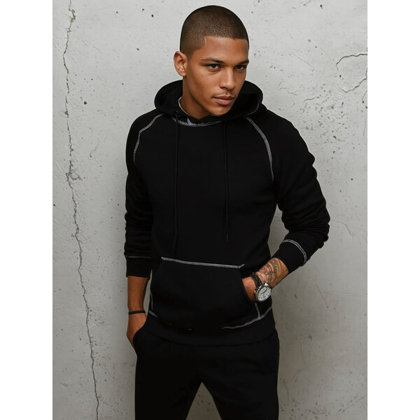 BASIC Čierna originálna mikina s kapucňou BX5515 37515300