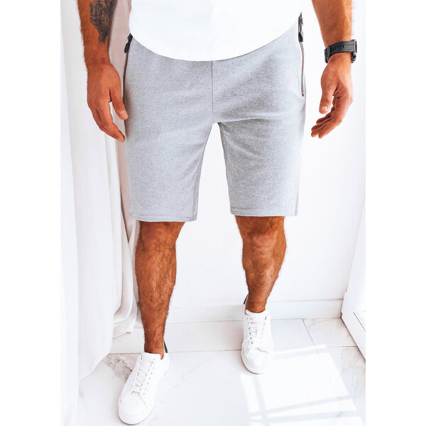 BASIC Svetlosivé pohodlné šortky SX2270 42191188