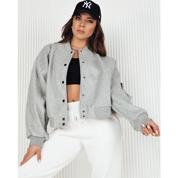 BASIC Sivá bomber bunda BONDAI TY4146 49309331