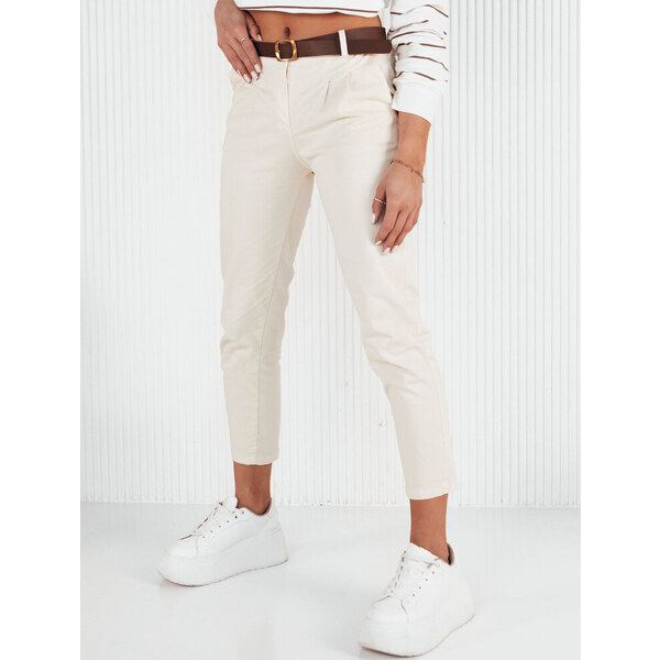 BASIC Smotanové chino nohavice CHITRAS UY1884 49358292