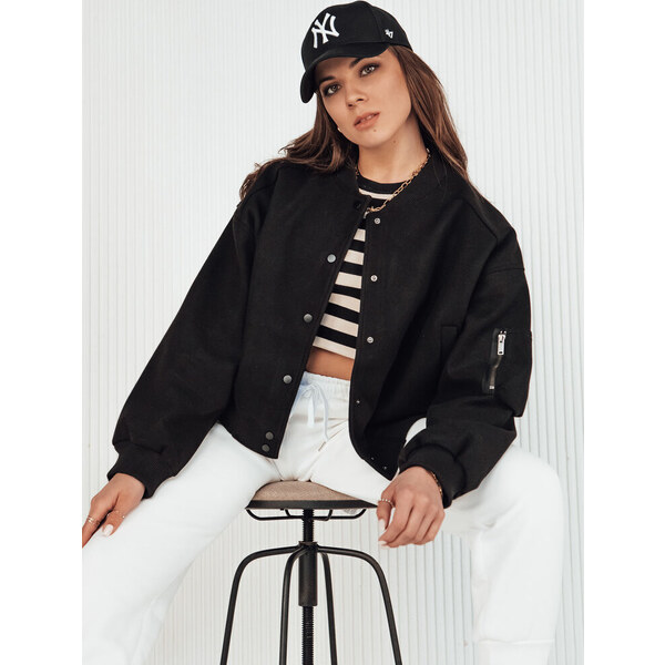 BASIC Čierna dámska bomber bunda BONDAI TY4147 49358359