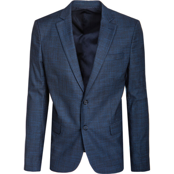BASIC Tmavomodré pánske ležérne sako MX0622 59057385