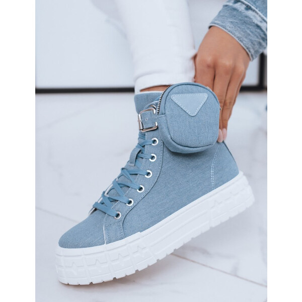 BASIC Svetlo modré dámske členkové tenisky ZY0040 24343232