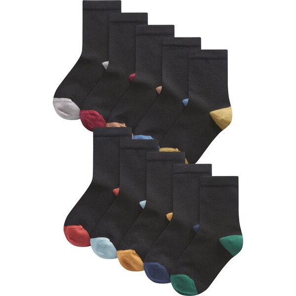 Next Ponožky modrá / smaragdová / červená / čierna 62530216