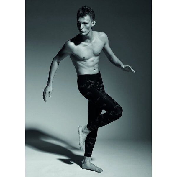 Vzorované pánske legíny MOTORS 50 DEN Adrian 61867812