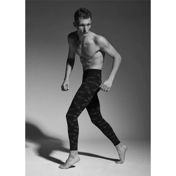 Vzorované pánske legíny CARS 60 DEN Adrian 61867813