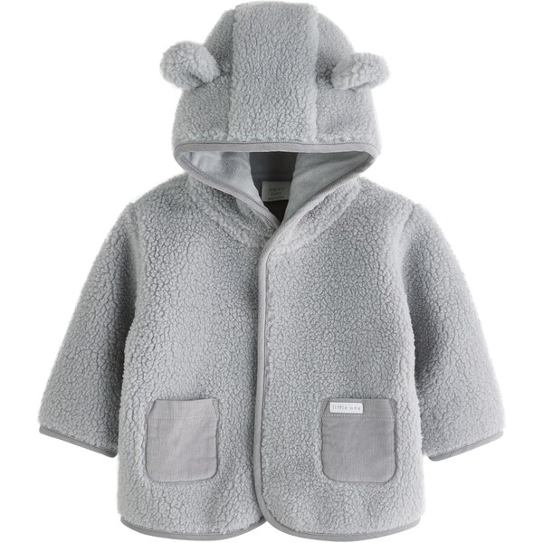 Next Flisová bunda telová / hnedá / sivá 62828637