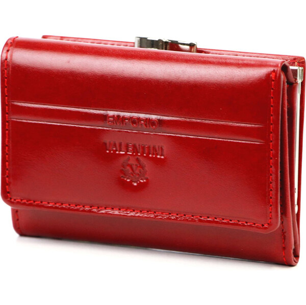 Dámska kožená peňaženka Emporio Valentini červená KZ144 62537495