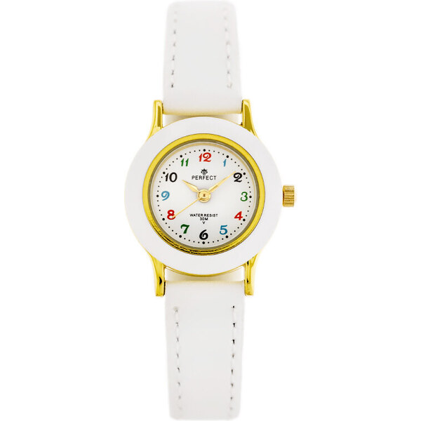 Hodinky detské PERFECT LP165 - biele (zp808c) 34496492