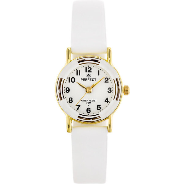 Hodinky detské PERFECT L248 - biele (zp968a) 34496495
