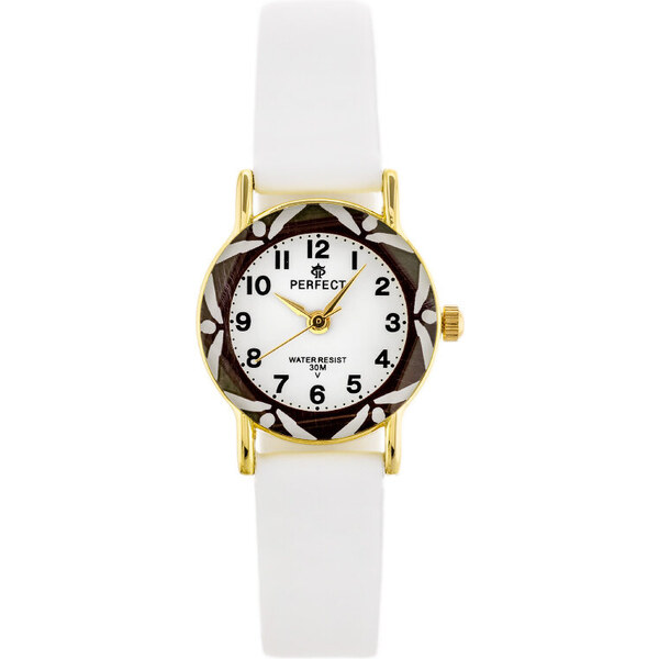 Hodinky detské PERFECT L248 - biele (zp968f) 34496500